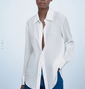 Zara | Tops | Zara 0 Mulberry Flowy Silk Shirt Xl | Poshmark